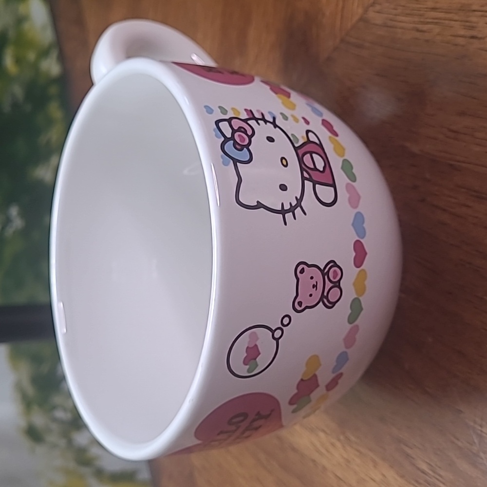 Hello Kitty oversized ceramic coffee soup mug collectible